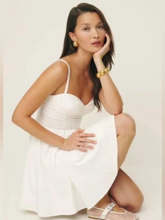 Reformation Dresses & Skirts - NWT • Reformation Cherrie dress in white - size 8